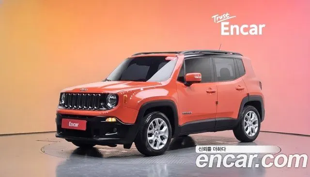 JEEP RENEGADE 2017 — 80 492 км, оранжевый, Корея — под ключ — фото 2