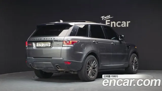 LAND ROVER RANGE ROVER SPORT 2017 — 143 877 км, серый, Корея — под ключ — фото 2