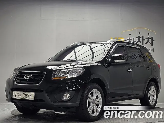 HYUNDAI SANTA FE 2011 — 206 195 км, чёрный, Корея — под ключ — фото 12