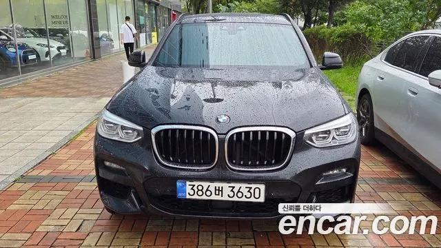 BMW X3 2021 — 120 316 км, чёрный, Корея — под ключ — фото 7