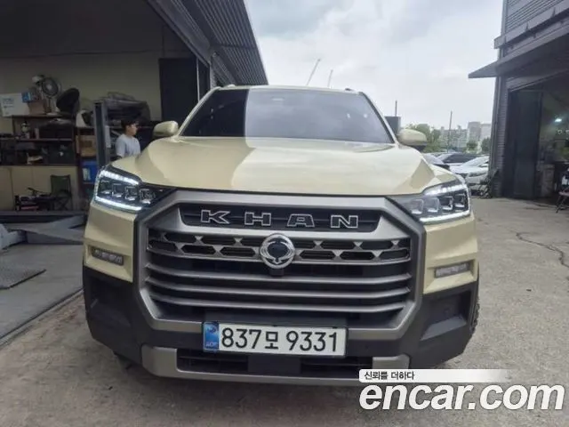 KGM REXTON SPORTS KHAN 2024 — 75 246 км, светло-золотистый, Корея — под ключ — фото 1