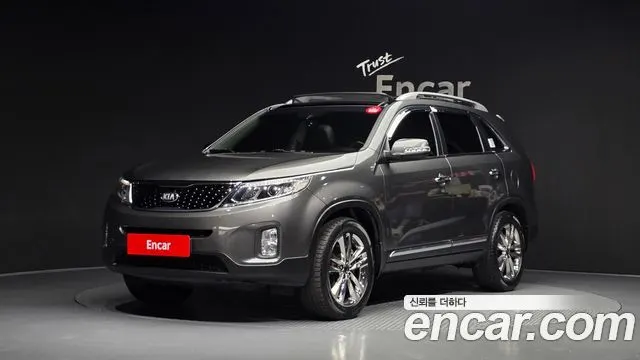 KIA SORENTO R 2014 — 67 590 км, серый, Корея — под ключ — фото 1