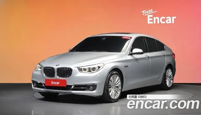 BMW 5 SERIES GT 2014 — 170 284 км, серебристый, Корея — под ключ — фото 2