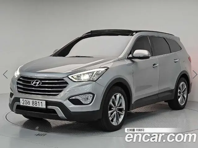 HYUNDAI MAXCRUZ 2014 — 121 566 км, серебристо-серый, Корея — под ключ — фото 12