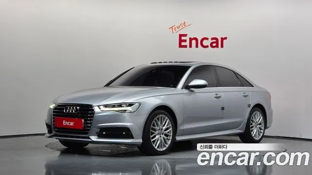 AUDI A6 2018 — 125 791 км, серебристо-серый, Корея — под ключ — фото 1