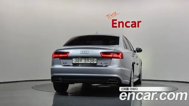 AUDI A6 2018 — 125 791 км, серебристо-серый, Корея — под ключ — фото 4