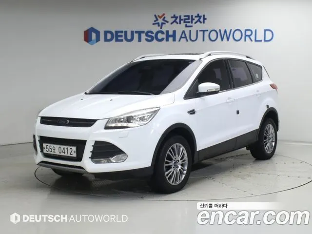 FORD KUGA 2016 — 150 000 км, белый, Корея — под ключ — фото 1
