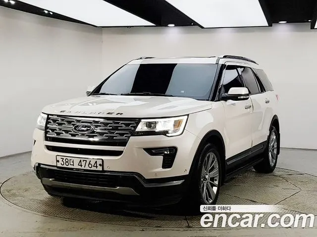 FORD EXPLORER 2018 — 127 239 км, белый, Корея — под ключ — фото 11