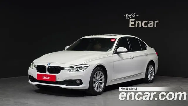 BMW 3 SERIES 2017 — 170 910 км, белый, Корея — под ключ — фото 1