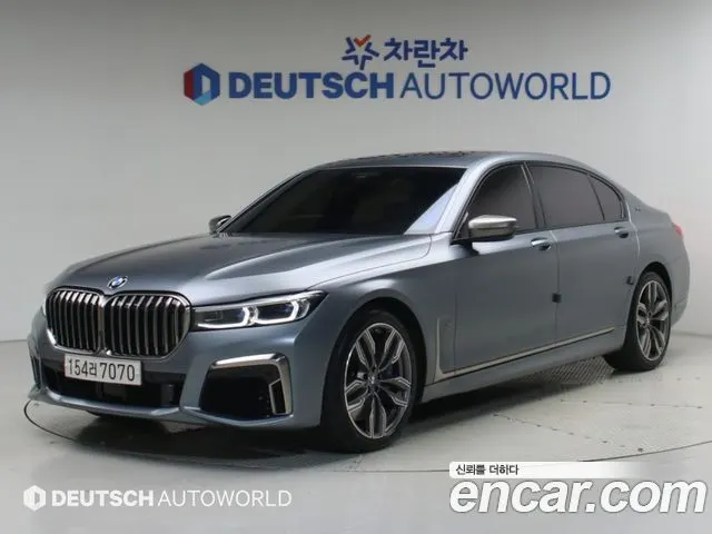 BMW 7 SERIES 2021 — 29 000 км, серебристо-серый, Корея — под ключ — фото 3