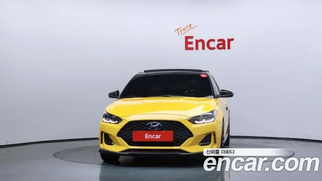 HYUNDAI VELOSTER 2018 — 98 908 км, жёлтый, Корея — под ключ — фото 3