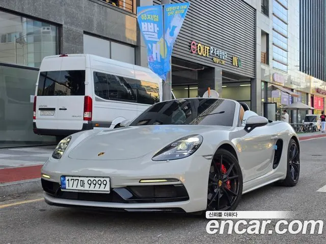 PORSCHE 718 BOXSTER 2018 — 84 000 км, белый, Корея — под ключ — фото 12