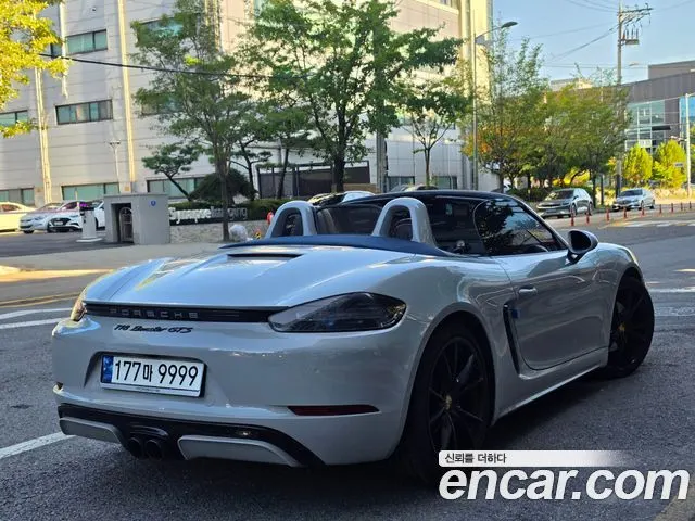 PORSCHE 718 BOXSTER 2018 — 84 000 км, белый, Корея — под ключ — фото 7