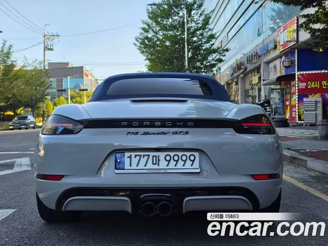 PORSCHE 718 BOXSTER 2018 — 84 000 км, белый, Корея — под ключ — фото 8