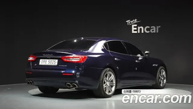 MASERATI QUATTROPORTE 2017 — 142 043 км, синий, Корея — под ключ — фото 2