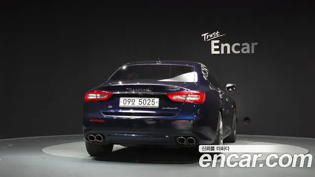 MASERATI QUATTROPORTE 2017 — 142 043 км, синий, Корея — под ключ — фото 4