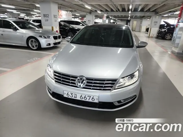 VOLKSWAGEN CC 2015 — 99 940 км, серебристый, Корея — под ключ — фото 1