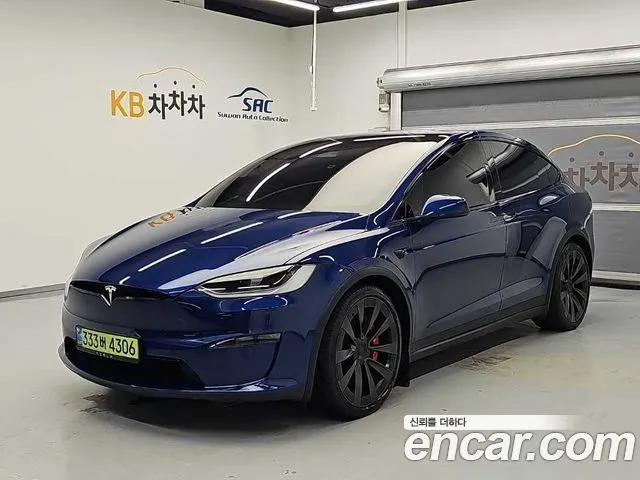 TESLA MODEL X 2023 — 47 976 км, синий, Корея — под ключ — фото 11