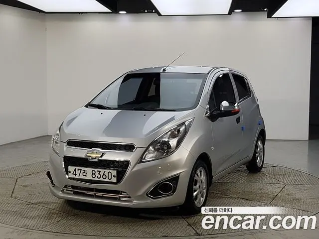CHEVROLET SPARK 2013 — 110 000 км, серебристый, Корея — под ключ — фото 1