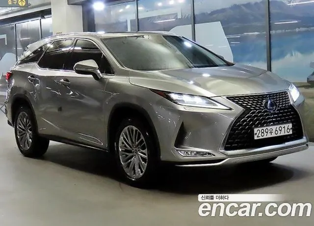 LEXUS RX450HL 2021 — 123 339 км, серый, Корея — под ключ — фото 1
