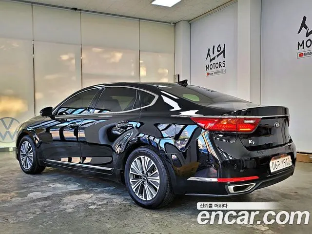 KIA K7 HYBRID 2018 — 178 000 км, чёрный, Корея — под ключ — фото 2