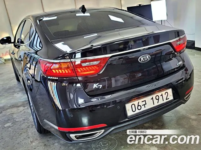 KIA K7 HYBRID 2018 — 178 000 км, чёрный, Корея — под ключ — фото 4
