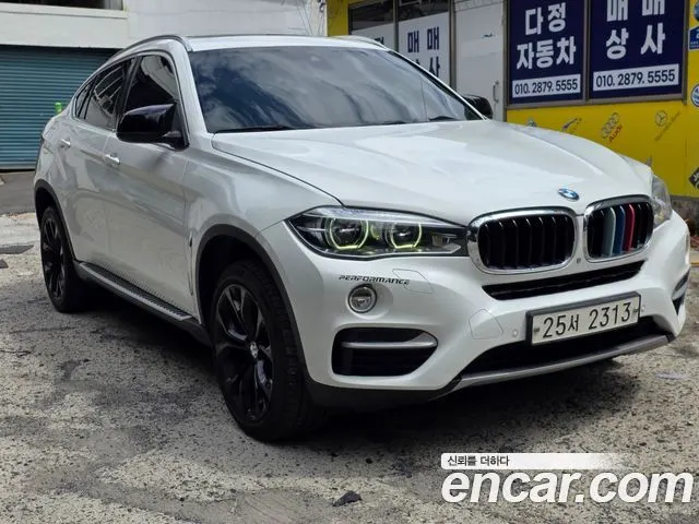 BMW X6 2015 — 209 466 км, белый, Корея — под ключ — фото 1