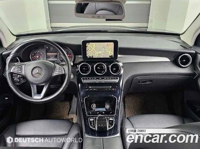 MERCEDES-BENZ GLC-CLASS X253 2016 — 166 462 км, чёрный, Корея — под ключ — фото 7