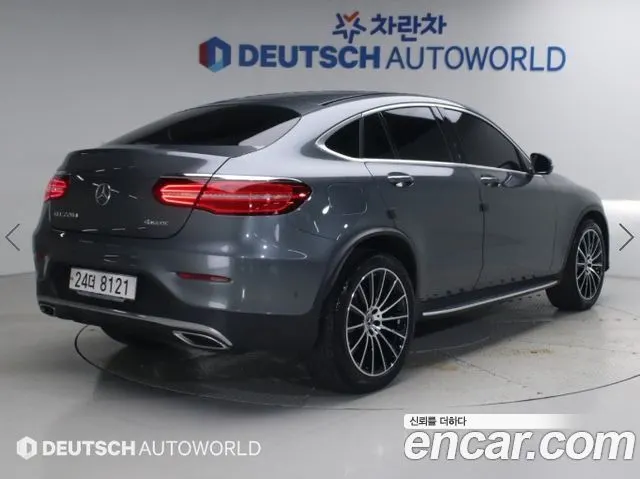 MERCEDES-BENZ GLC-CLASS X253 2018 — 181 580 км, серебристо-серый, Корея — под ключ — фото 2