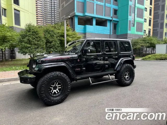 JEEP WRANGLER 2019 — 128 500 км, чёрный, Корея — под ключ — фото 3