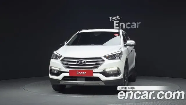 HYUNDAI SANTA FE 2017 — 154 870 км, белый, Корея — под ключ — фото 3