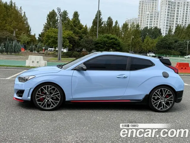 HYUNDAI VELOSTER 2019 — 122 200 км, голубой, Корея — под ключ — фото 3
