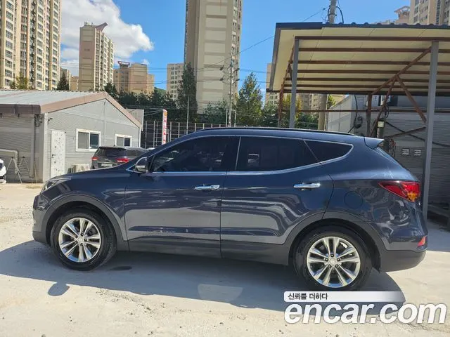 HYUNDAI SANTA FE 2018 — 117 000 км, синий, Корея — под ключ — фото 3