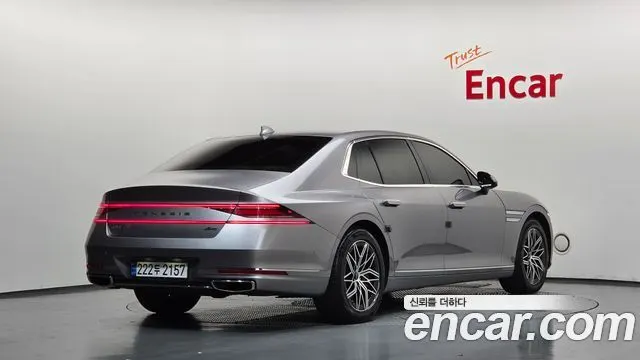 GENESIS G90 2023 — 63 371 км, серебристо-серый, Корея — под ключ — фото 2