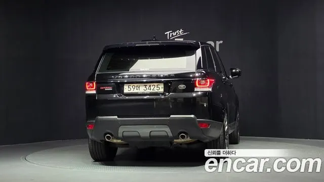 LAND ROVER RANGE ROVER SPORT 2017 — 73 754 км, чёрный, Корея — под ключ — фото 4