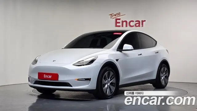 TESLA MODEL Y 2022 — 19 702 км, белый, Корея — под ключ — фото 12