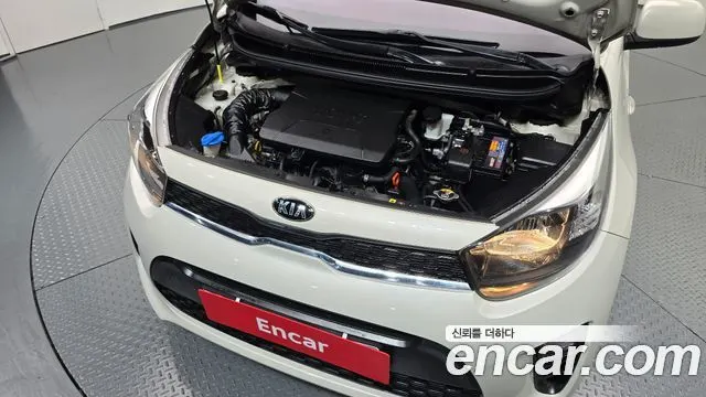 KIA MORNING 2017 — 108 305 км, белый-перламутр, Корея — под ключ — фото 6