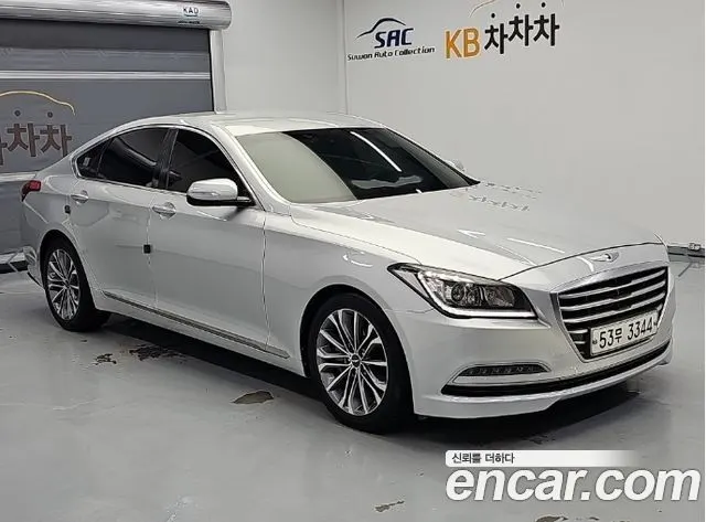 HYUNDAI GENESIS DH 2015 — 140 729 км, серебристо-серый, Корея — под ключ — фото 4