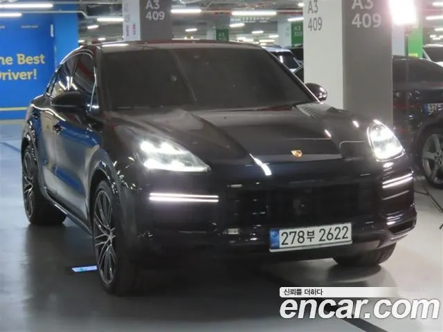PORSCHE CAYENNE 2022 — 38 000 км, чёрный, Корея — под ключ — фото 2