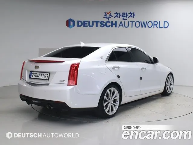 CADILLAC ATS 2015 — 175 700 км, белый, Корея — под ключ — фото 2