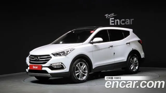 HYUNDAI SANTA FE 2016 — 94 508 км, белый, Корея — под ключ — фото 1