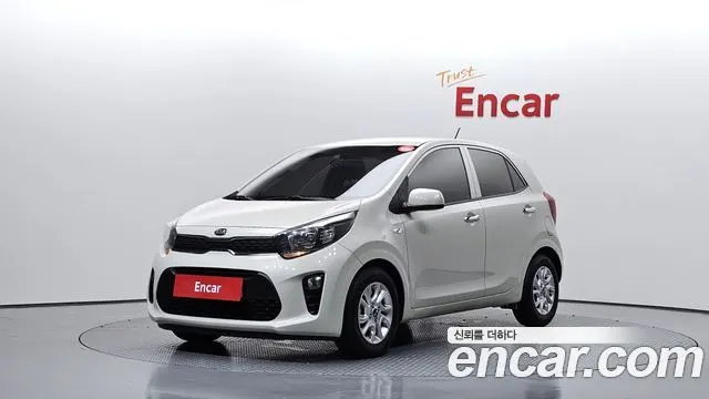 KIA MORNING 2018 — 155 834 км, белый-перламутр, Корея — под ключ — фото 1