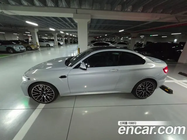 BMW M2 2020 — 30 000 км, серебристо-серый, Корея — под ключ — фото 2