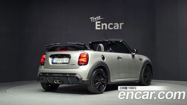 MINI COOPER S CONVERTIBLE 2023 — 27 955 км, серебристо-серый, Корея — под ключ — фото 2