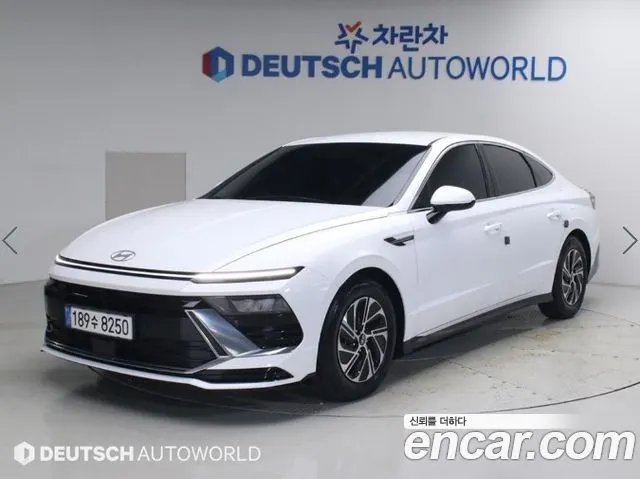HYUNDAI SONATA HYBRID 2024 — 112 019 км, белый, Корея — под ключ — фото 1