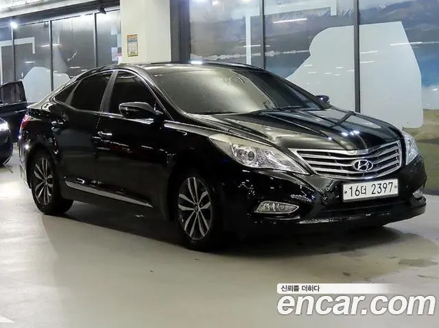 HYUNDAI GRANDEUR 2012 — 77 796 км, чёрный, Корея — под ключ — фото 11