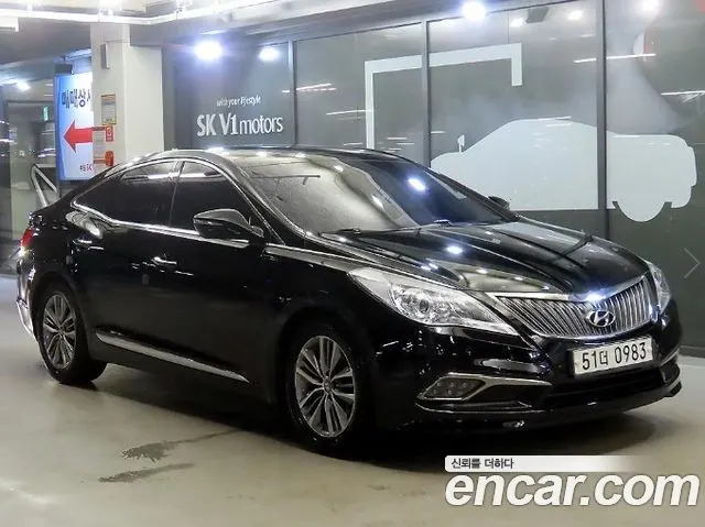 HYUNDAI GRANDEUR 2016 — 71 849 км, чёрный, Корея — под ключ — фото 11