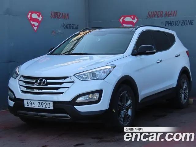 HYUNDAI SANTA FE 2015 — 134 537 км, белый, Корея — под ключ — фото 1