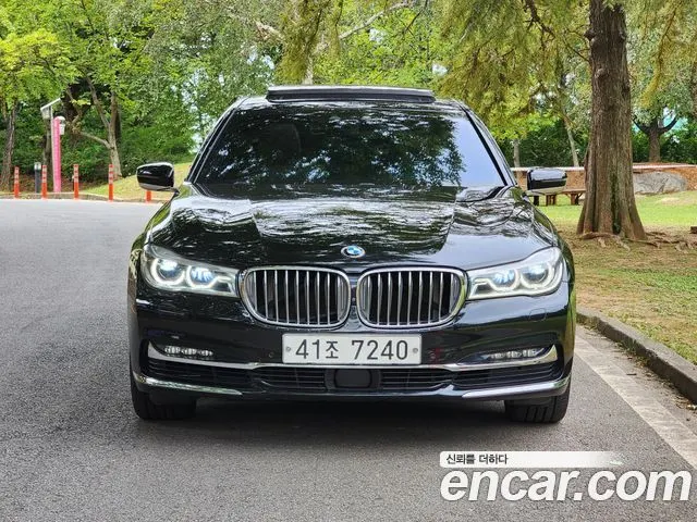 BMW 7 SERIES 2018 — 143 651 км, чёрный, Корея — под ключ — фото 2