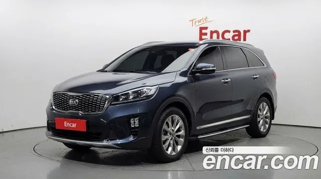KIA SORENTO 2018 — 130 365 км, синий, Корея — под ключ — фото 1